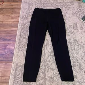 Black 2/3 length leggings
